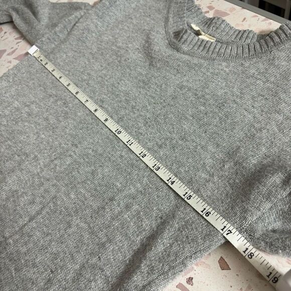 Anthropologie Moth Tunic Gray Sweater Dress Shirttail Layered Hem Womens Size XS - Picture 6 of 10